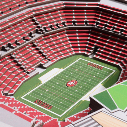 NFL San Francisco 49ers 25-Layer StadiumView Wallart