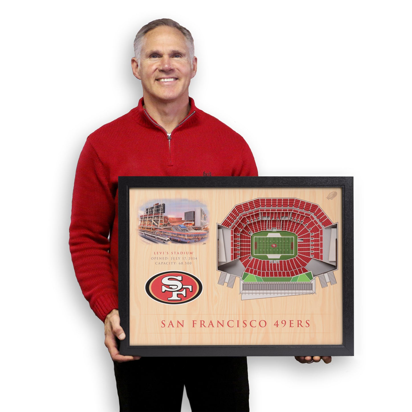 NFL San Francisco 49ers 25-Layer StadiumView Wallart