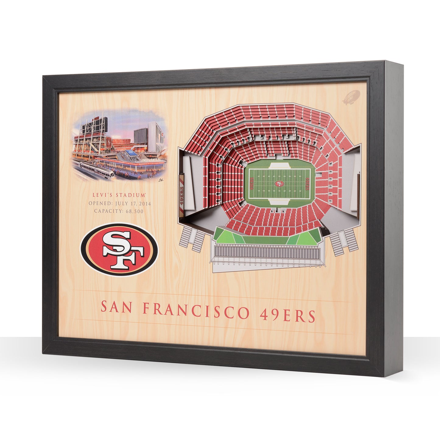 NFL San Francisco 49ers 25-Layer StadiumView Wallart