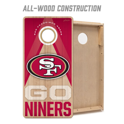 NFL San Francisco 49ers 2' x 4' Slogan Series Cornhole