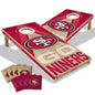 NFL San Francisco 49ers 2' x 4' All-Wood Cornhole Set