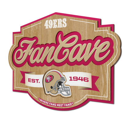 San Francisco 49ers Fan Cave Wall Art