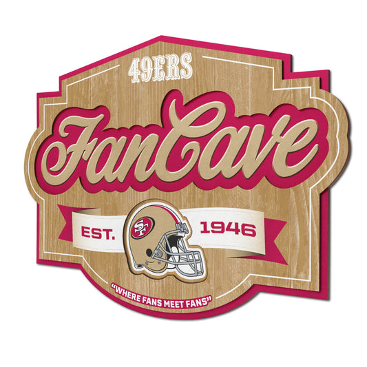 San Francisco 49ers Fan Cave Wall Art