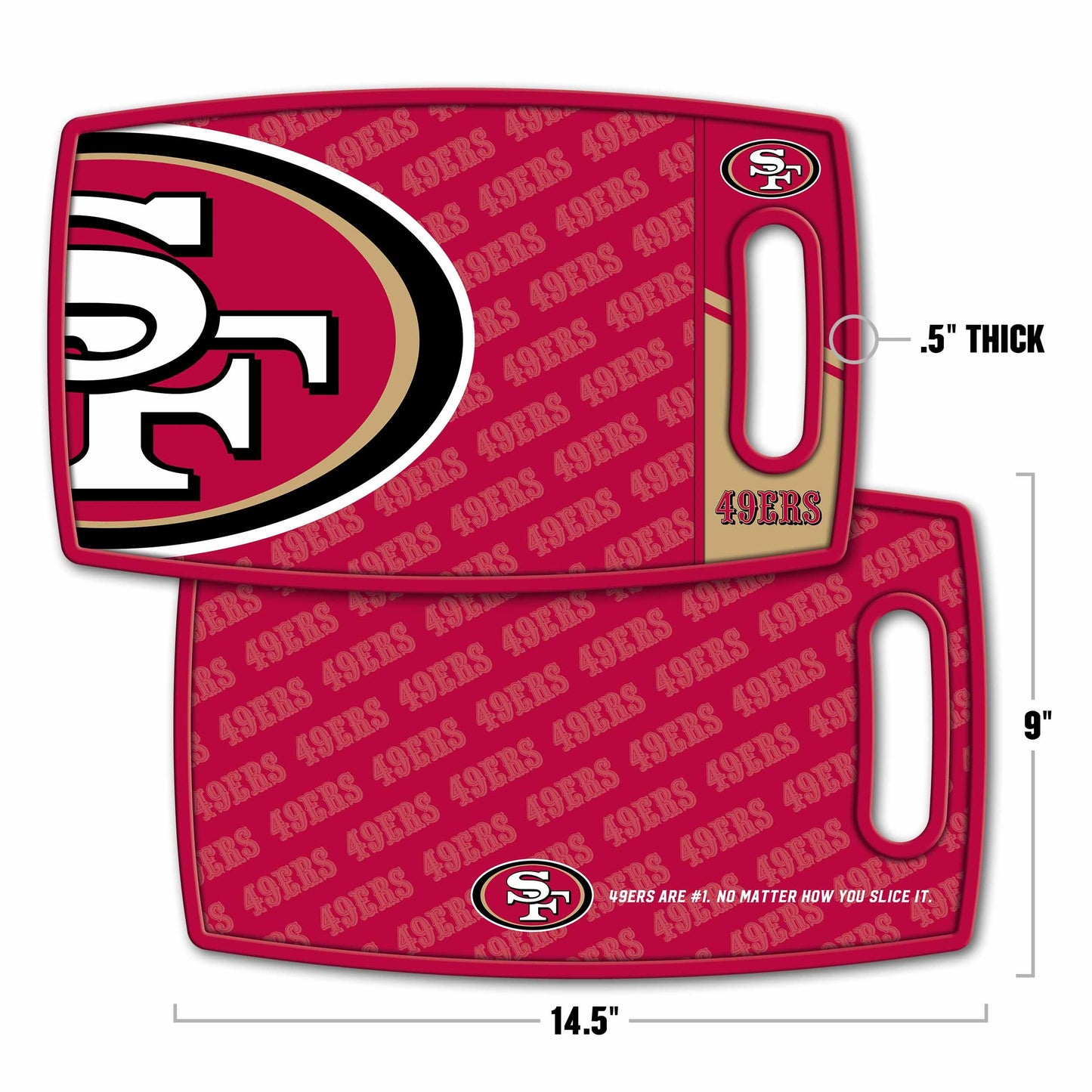 San Francisco 49ers Logo Series Cutting Board Alt 1