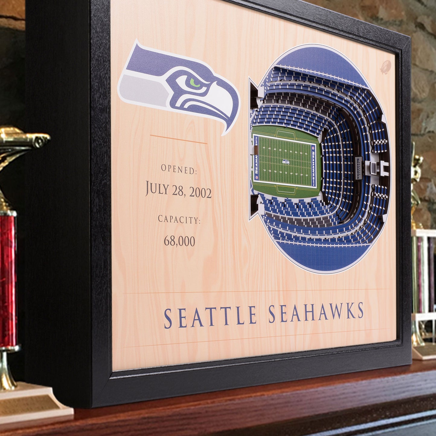 NFL Seattle Seahawks 25-Layer StadiumView Wallart