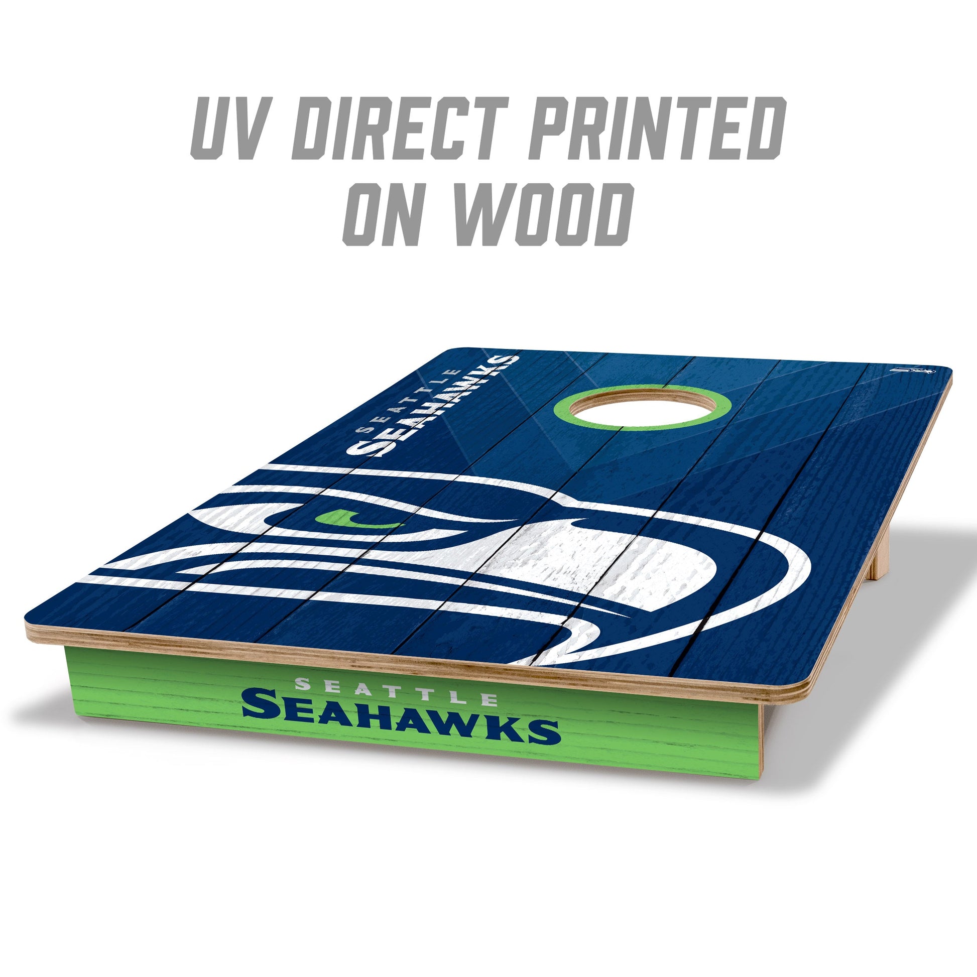 NFL Seattle Seahawks 2' X 3' All-Wood Cornhole Set - Alt 1