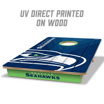 NFL Seattle Seahawks 2' X 3' All-Wood Cornhole Set - Alt 1