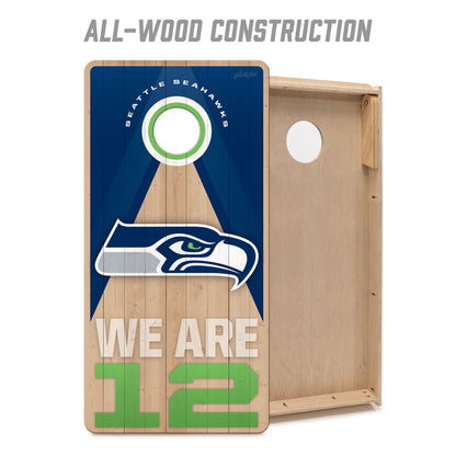 NFL Seattle Seahawks 2' x 4' Slogan Series Cornhole