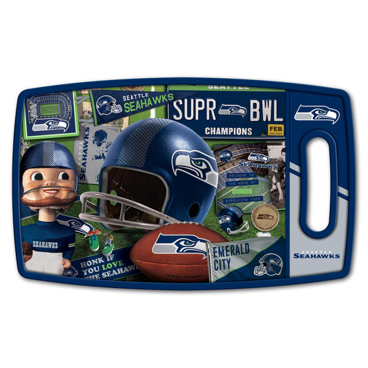 Seattle Seahawks Retro Series Cutting Board