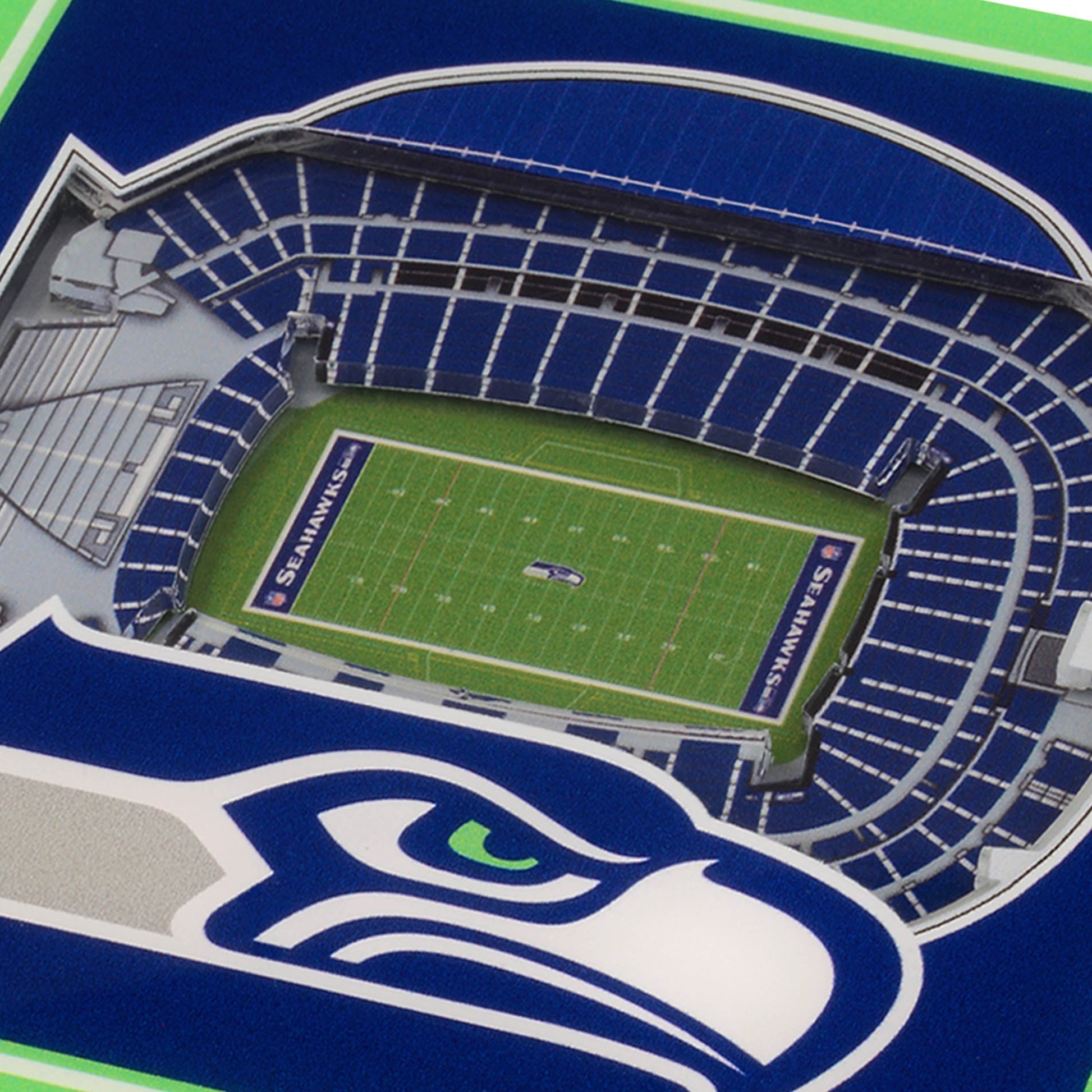 NFL Seattle Seahawks StadiumView Cribbage Game