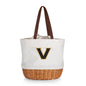 Vanderbilt Commodores - Coronado Canvas and Willow Basket Tote