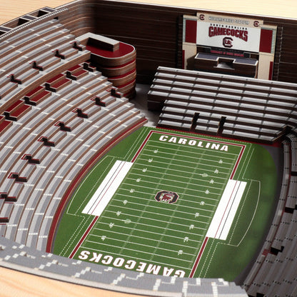 NCAA South Carolina Gamecocks 25-Layer StadiumView Wallart