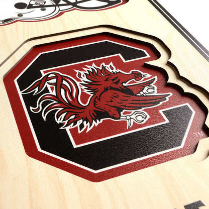 NCAA South Carolina Gamecocks 3D Stadium Banner 8' X 32'