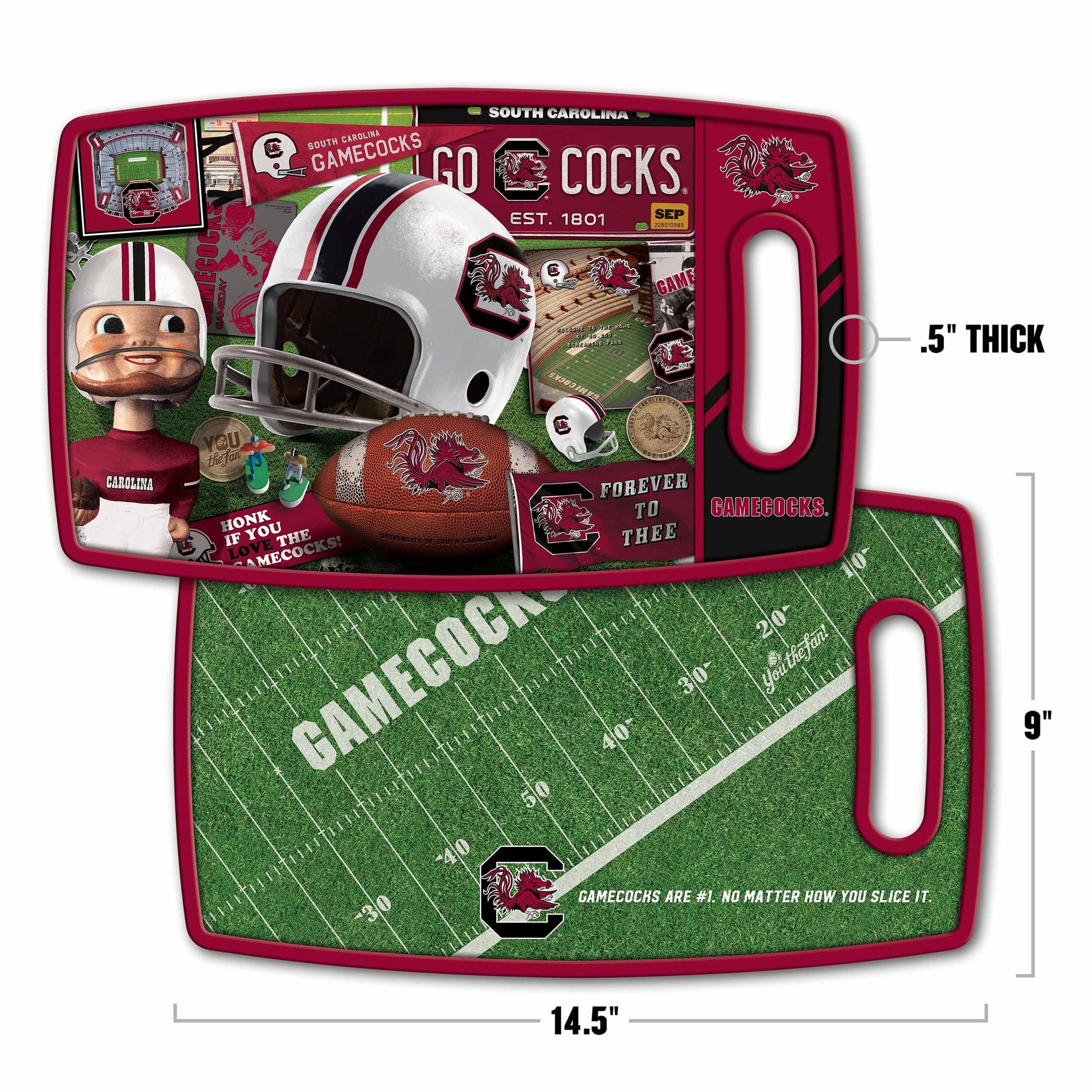 South Carolina Gamecocks Retro Series Cutting Board Alt 1