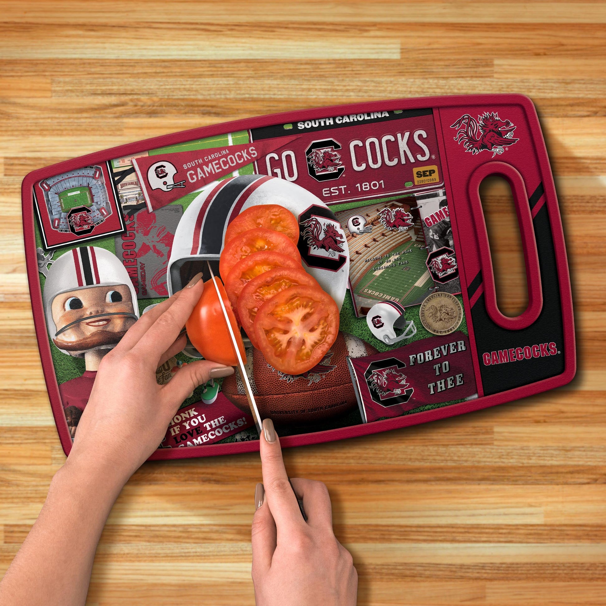 South Carolina Gamecocks Retro Series Cutting Board Alt 3