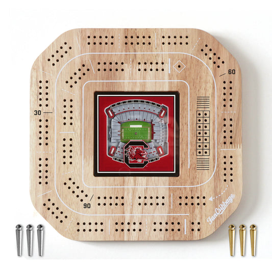 NCAA South Carolina Gamecocks StadiumView Cribbage