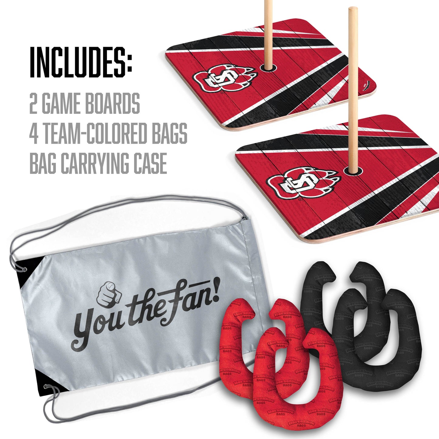 NCAA South Dakota Coyotes Horseshoe Bag Game