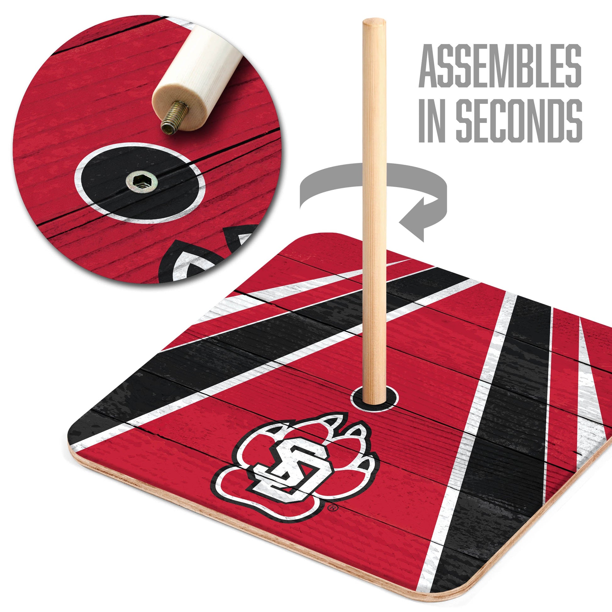 NCAA South Dakota Coyotes Horseshoe Bag Game