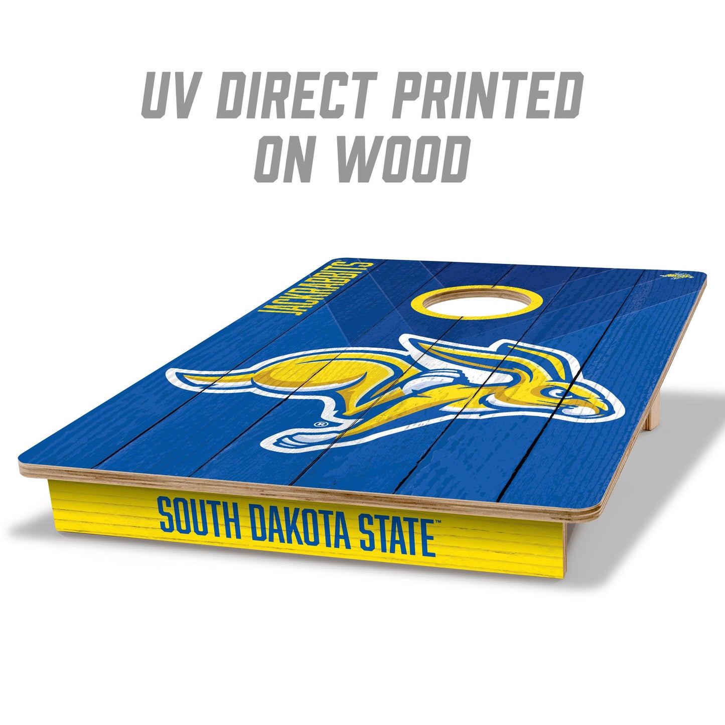 NCAA South Dakota State Jackrabbits 2' X 3' All-Wood Cornhole Set - Alt 1
