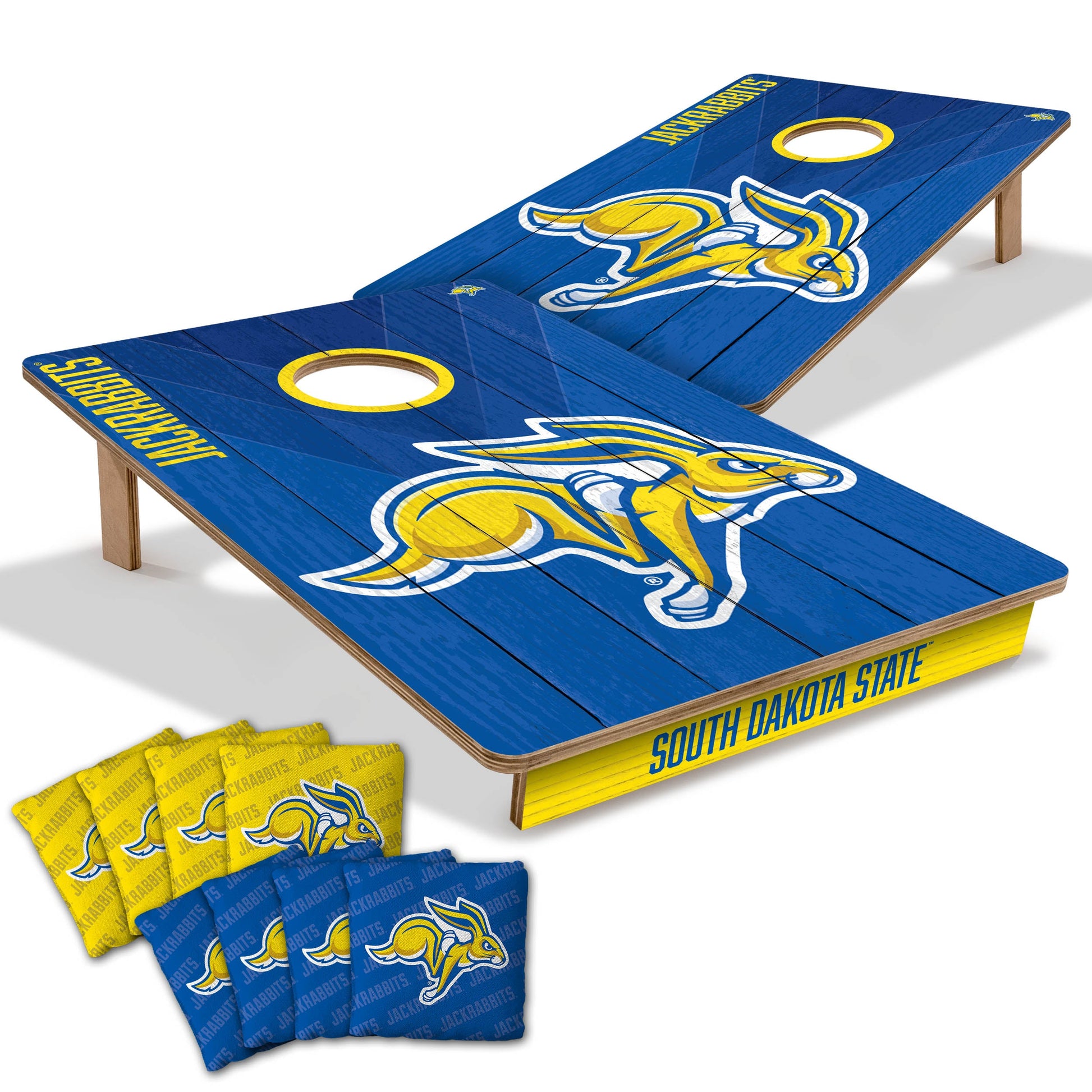 NCAA South Dakota State Jackrabbits 2' X 3' All-Wood Cornhole Set-main
