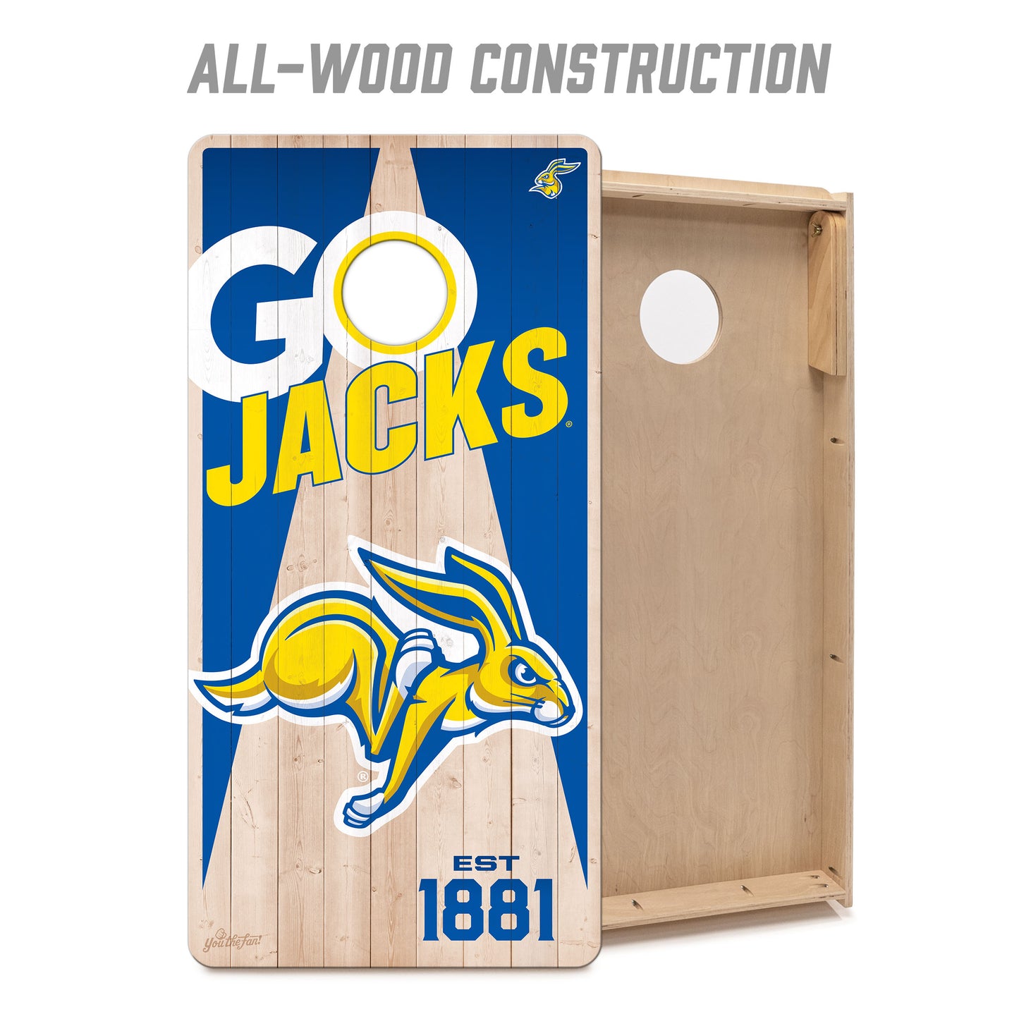 NCAA South Dakota State Jackrabbits 2' x 4' Slogan Series Cornhole