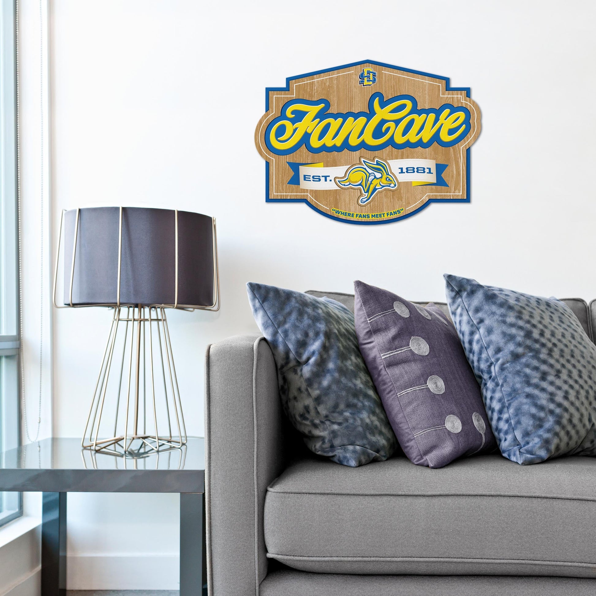 South Dakota State Jackrabbits Fan Cave Sign Alt 1