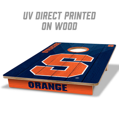 NCAA Syracuse Orange 2' X 3' All-Wood Cornhole Set - Alt 1