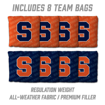 NCAA Syracuse Orange 2' X 3' All-Wood Cornhole Set - Alt 3
