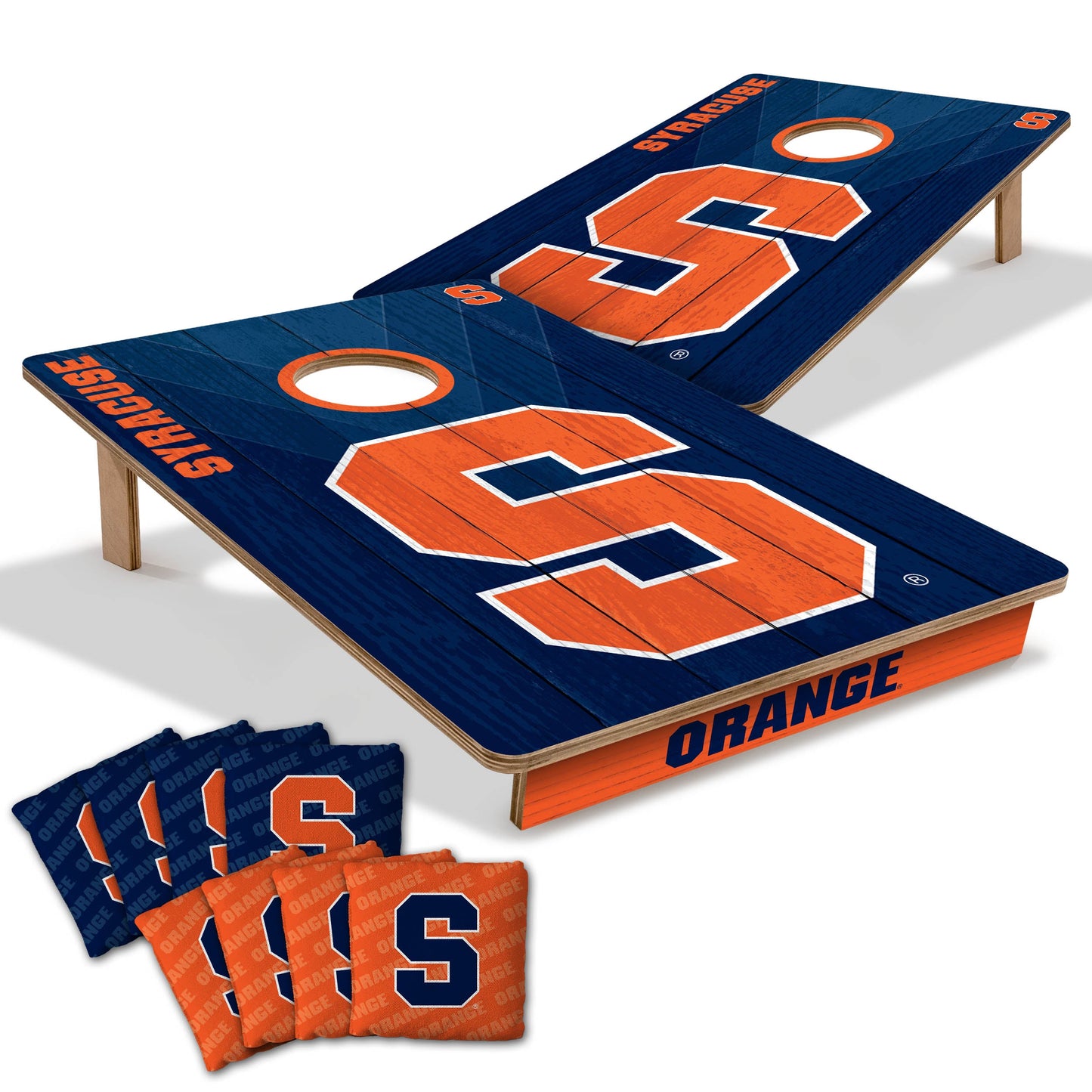 NCAA Syracuse Orange 2' X 3' All-Wood Cornhole Set-main