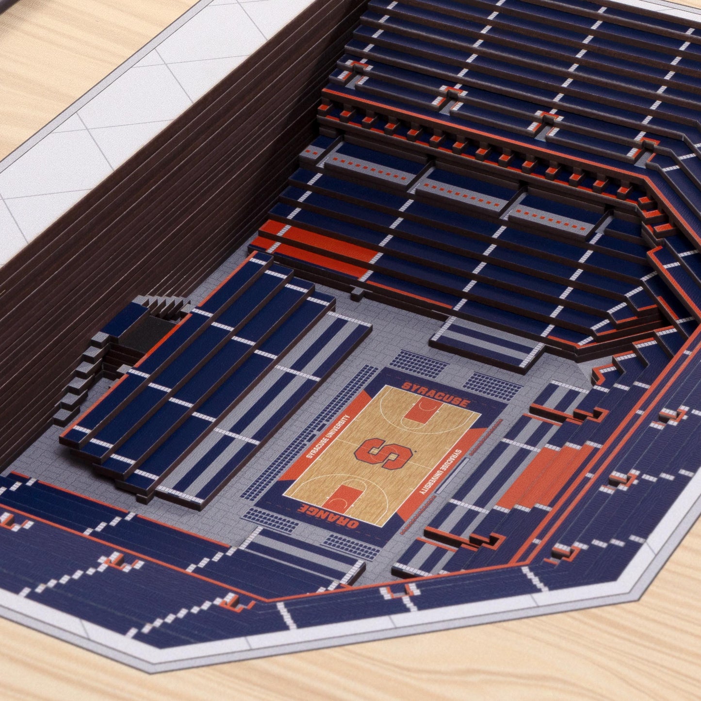 NCAA Syracuse Orange 25-Layer StadiumView Wallart