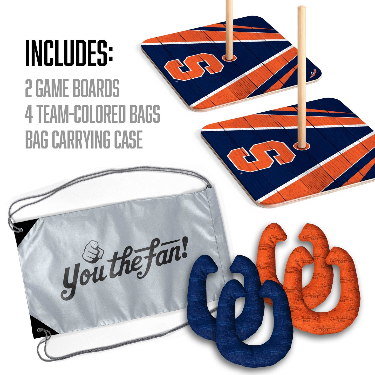 NCAA Syracuse Orange Horseshoe Bag Game