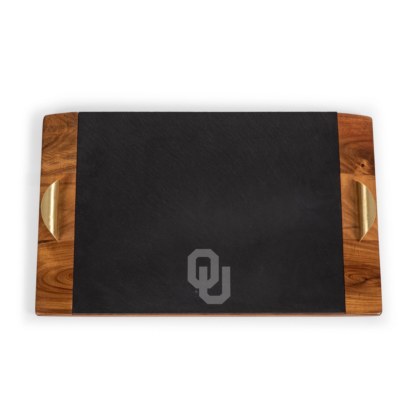 Oklahoma Sooners - Covina Acacia and Slate Serving Tray