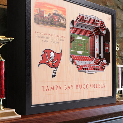 NFL Tampa Bay Buccaneers 25-Layer StadiumView Wallart
