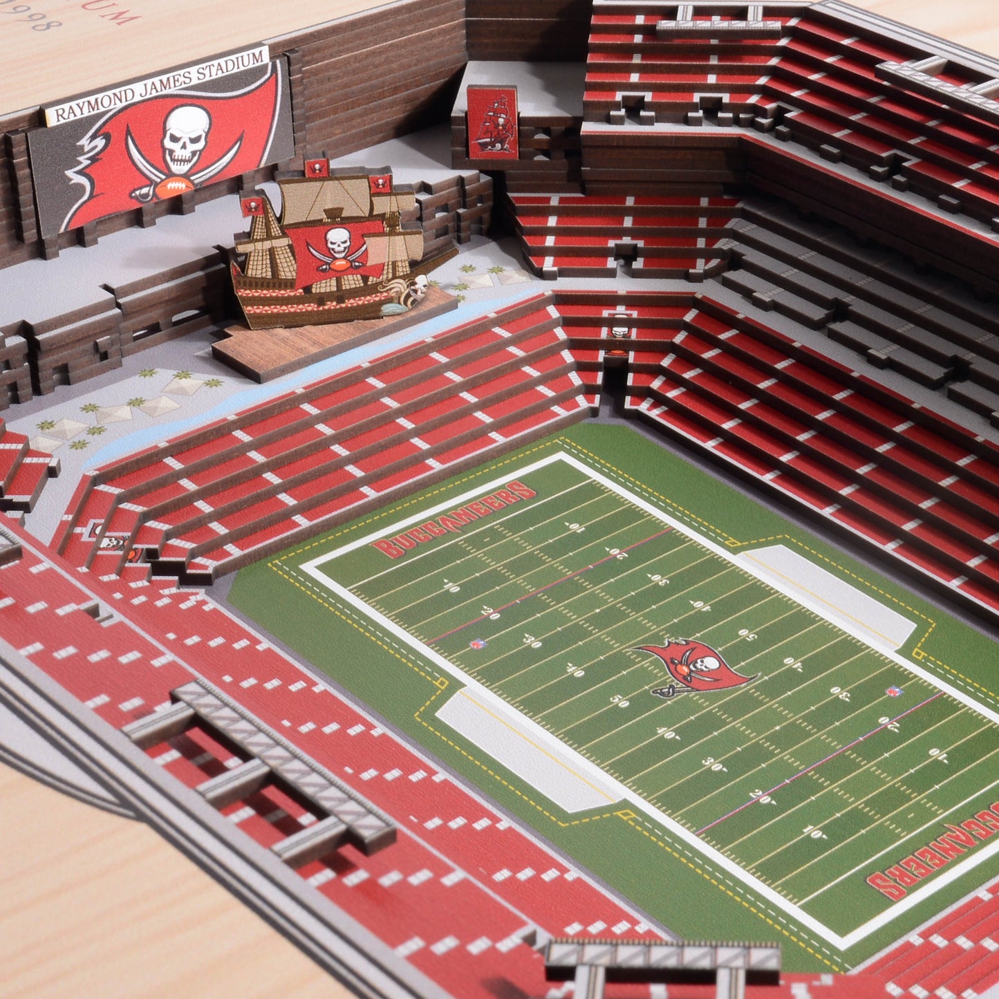 NFL Tampa Bay Buccaneers 25-Layer StadiumView Wallart