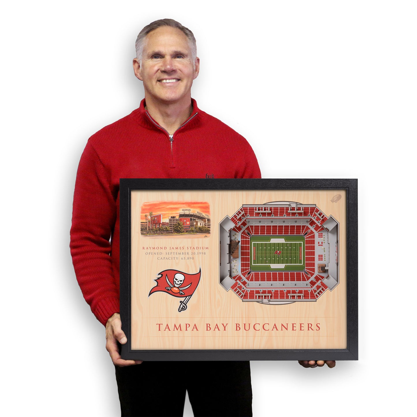 NFL Tampa Bay Buccaneers 25-Layer StadiumView Wallart