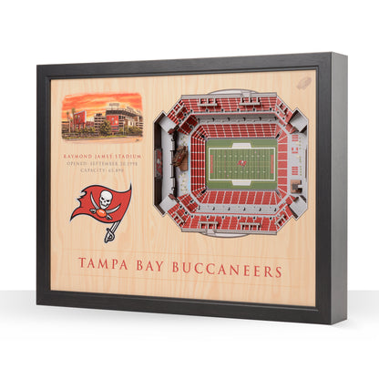 NFL Tampa Bay Buccaneers 25-Layer StadiumView Wallart