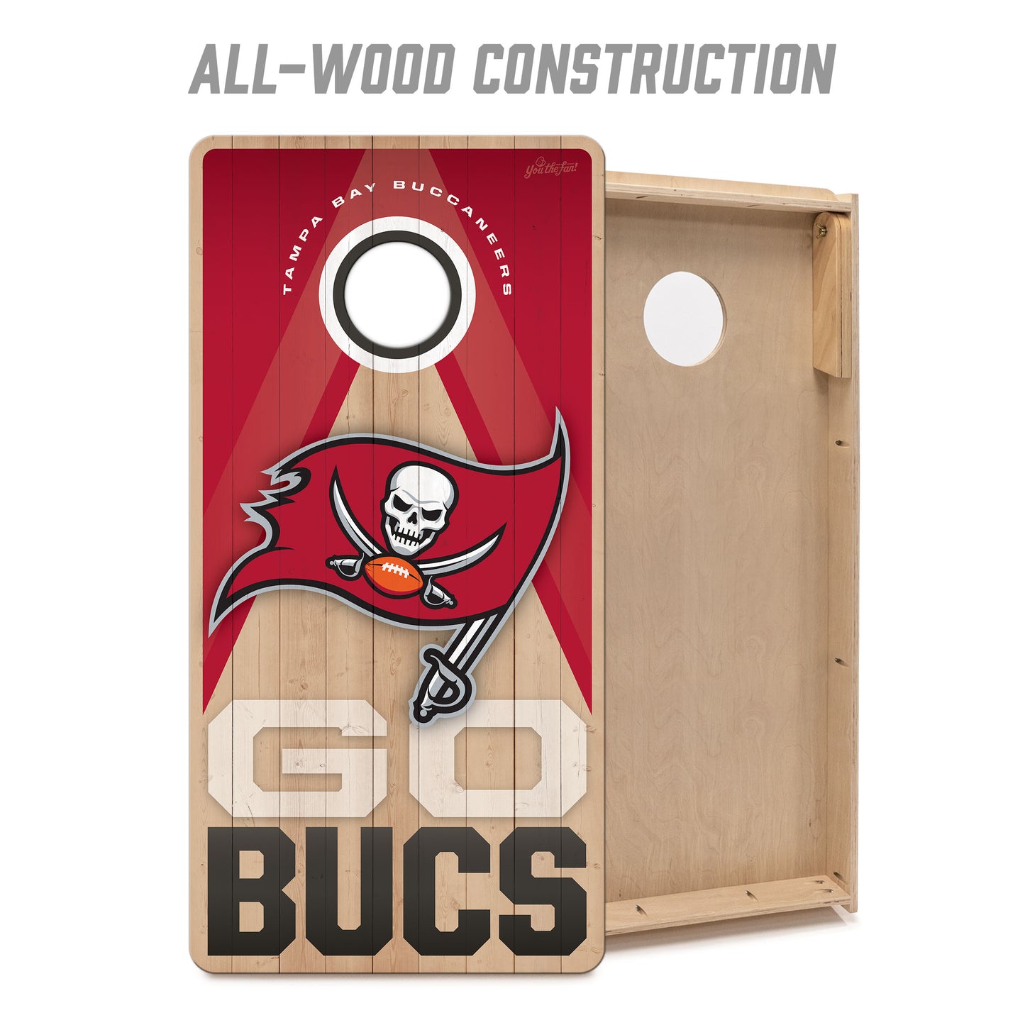 NFL Tampa Bay Buccaneers 2' x 4' Slogan Series Cornhole