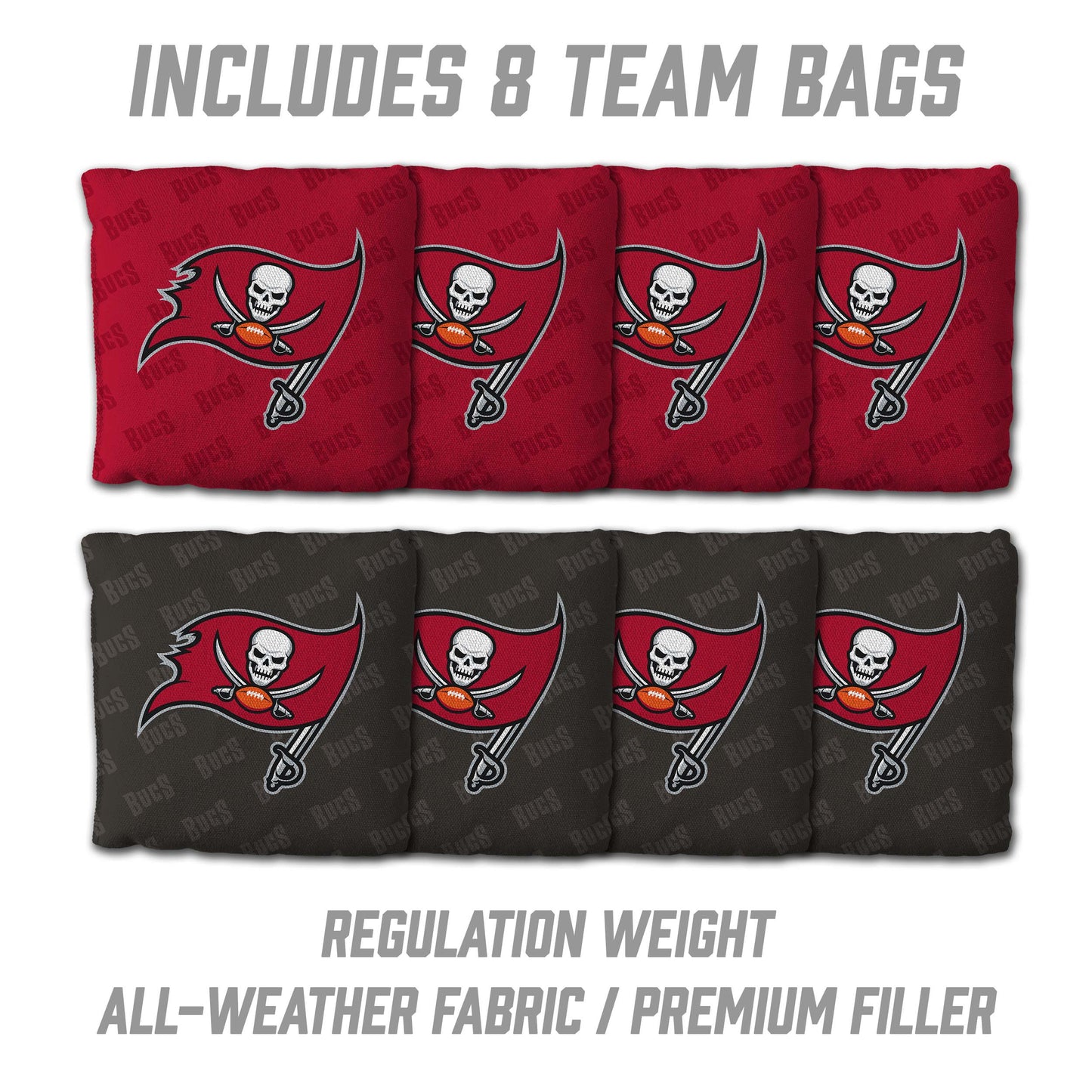 NFL Tampa Bay Buccaneers 2' x 4' Slogan Series Cornhole