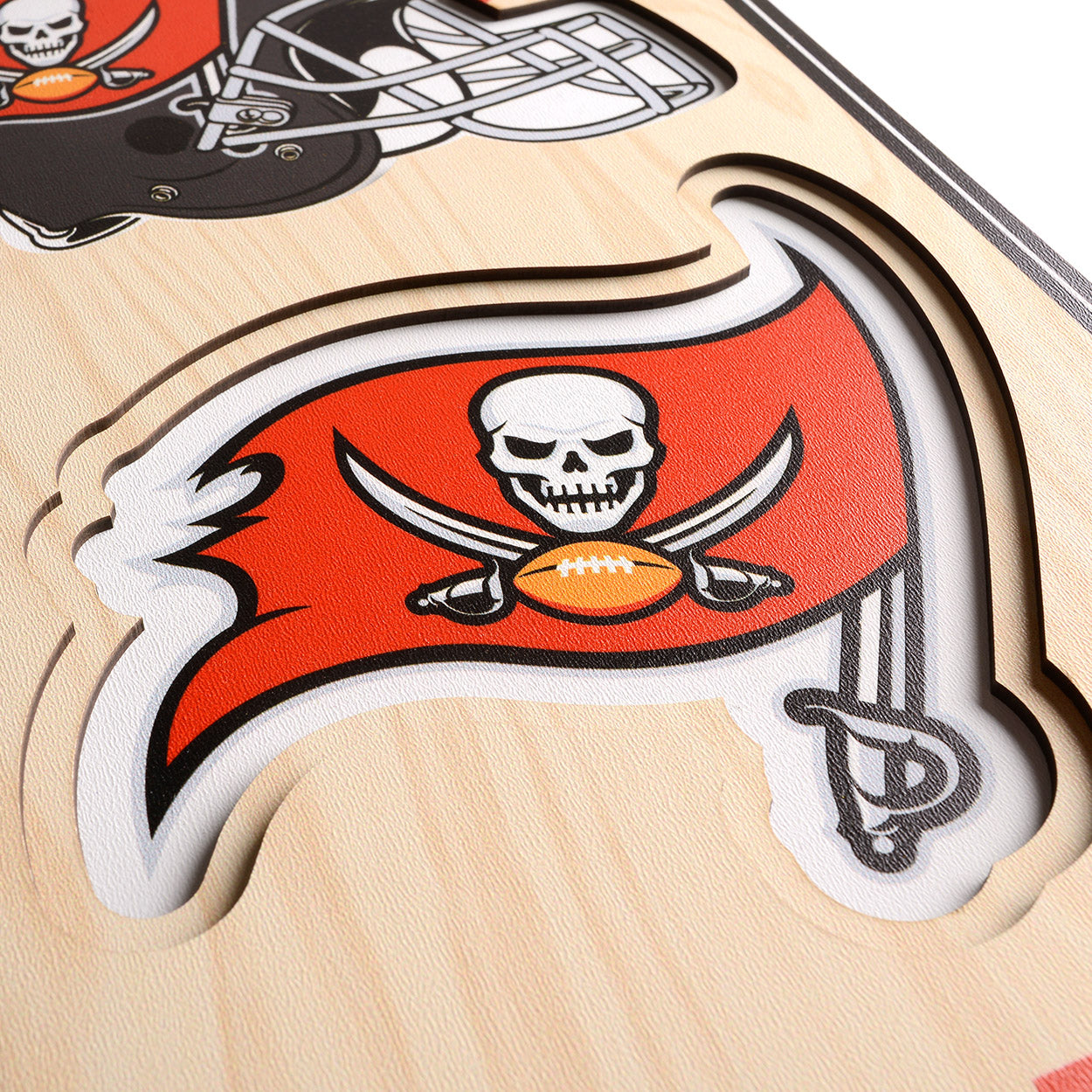 NFL Tampa Bay Buccaneers 3D Stadium Banner 8' X 32'