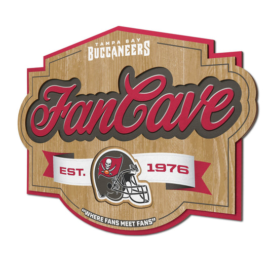 Tampa Bay Buccaneers Fan Cave Wall Art