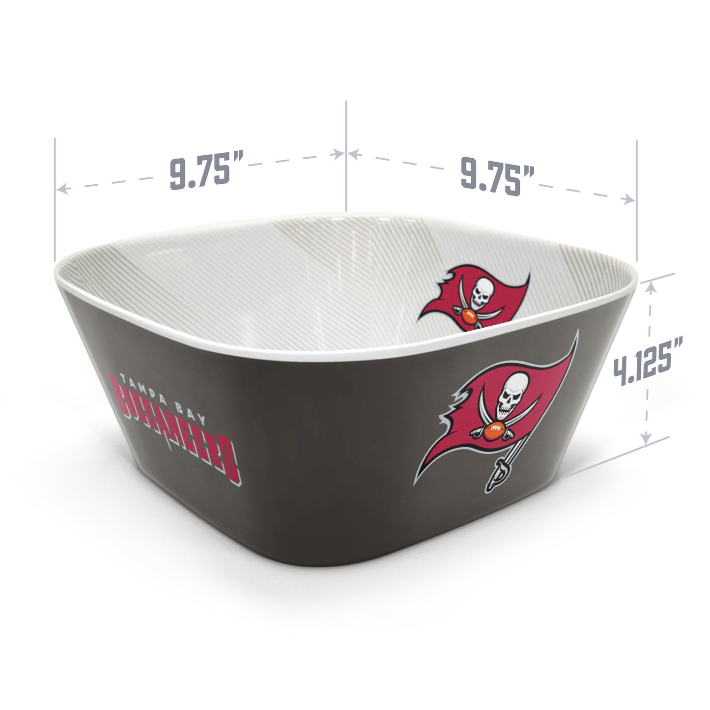 Tampa Bay Buccaneers Large Party Bowl Alt 3