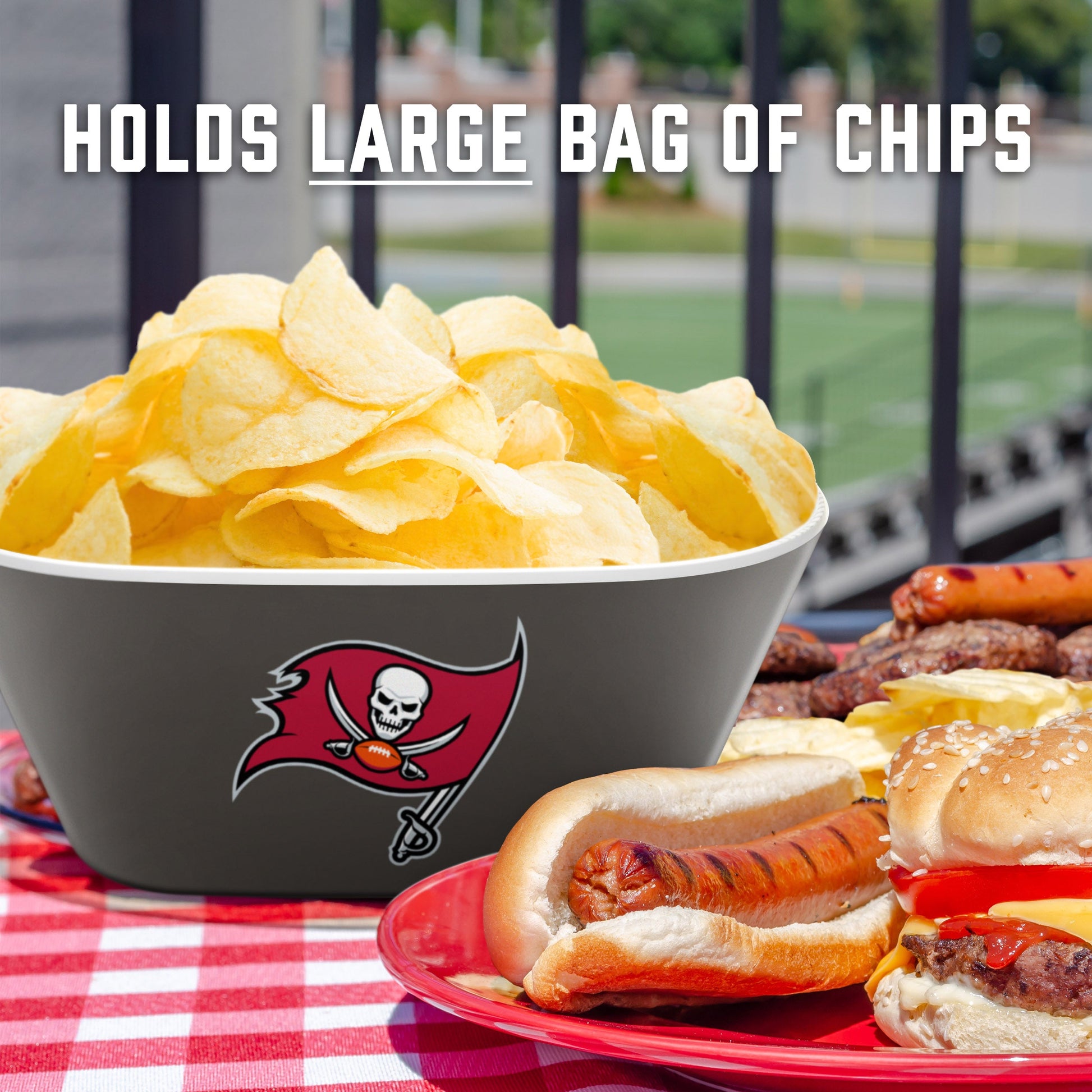 Tampa Bay Buccaneers Large Party Bowl Alt 4