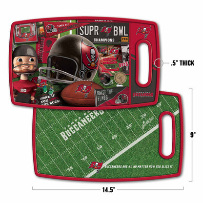 Tampa Bay Buccaneers Retro Series Cutting Board Alt 1