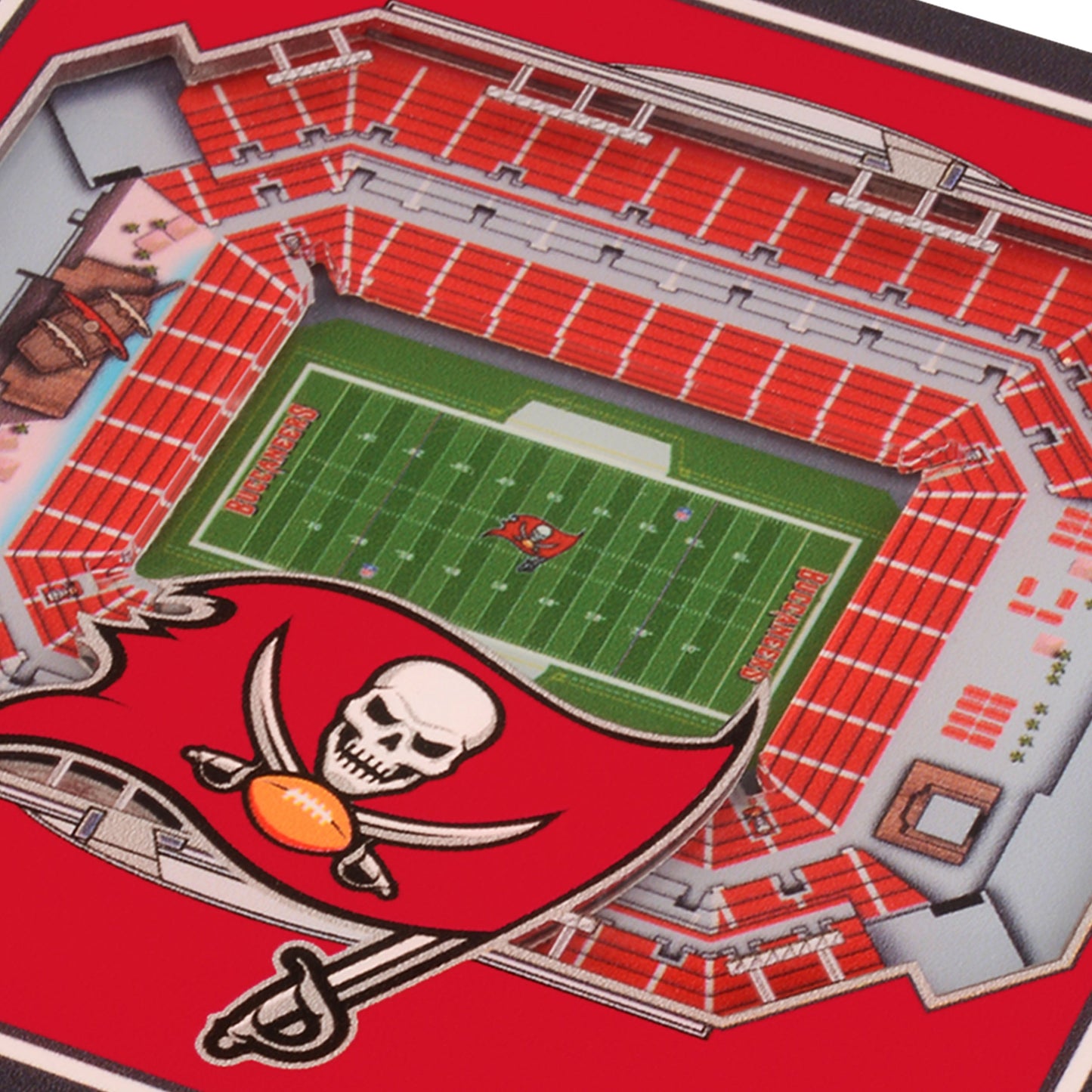 NFL Tampa Bay Buccaneers StadiumView Cribbage Game