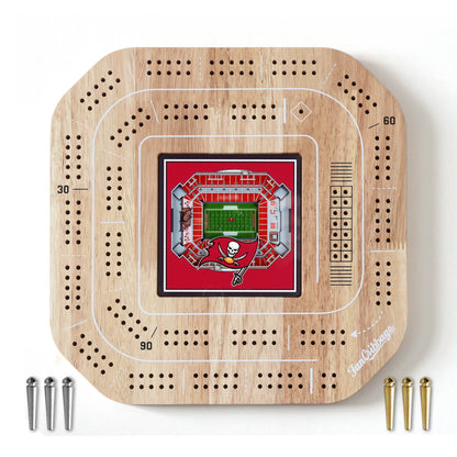 NFL Tampa Bay Buccaneers StadiumView Cribbage Game