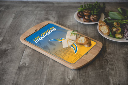 Los Angeles Chargers - Billboard Glass Top Serving Tray