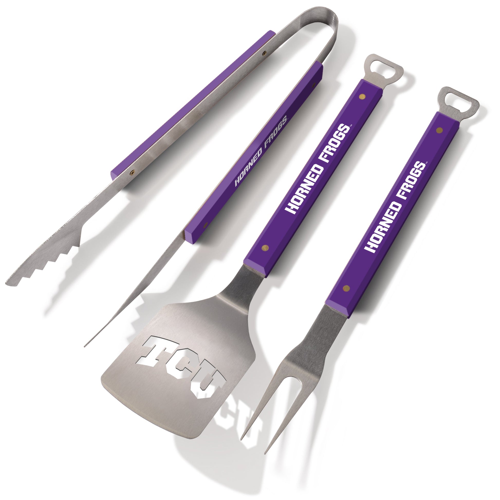 NCAA TCU Horned Frogs Spirit Series 3-Piece BBQ Set