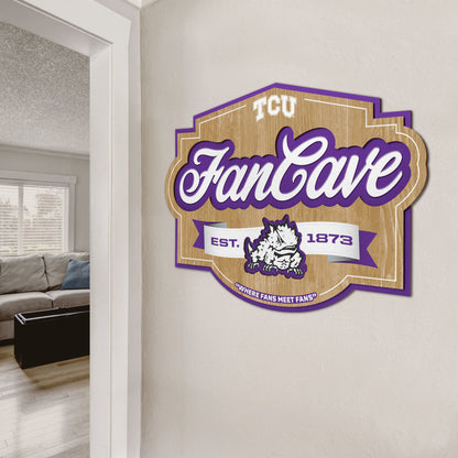 TCU Horned Frogs Fan Cave Sign Alt 2
