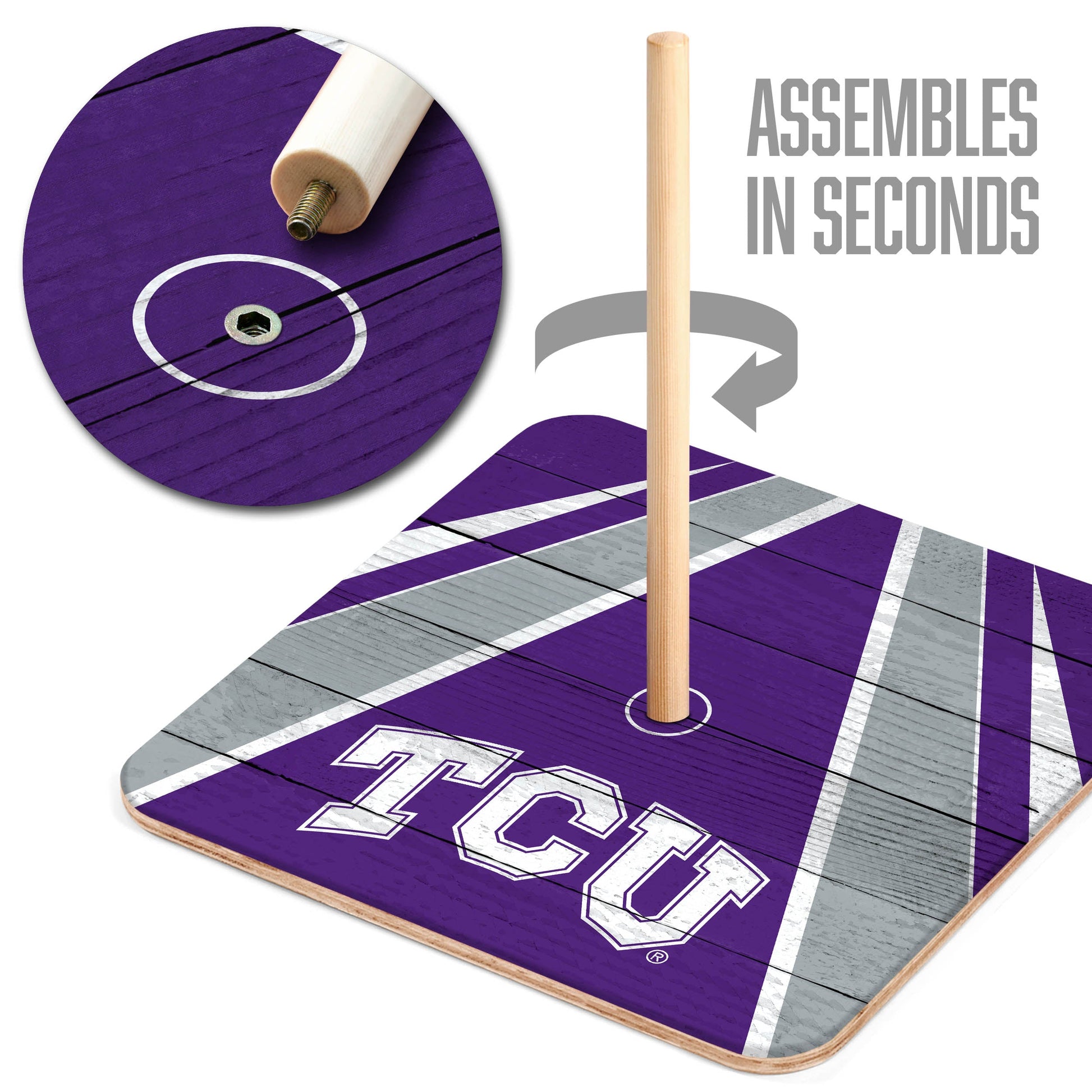 NCAA TCU Horned Frogs Horseshoe Bag Game