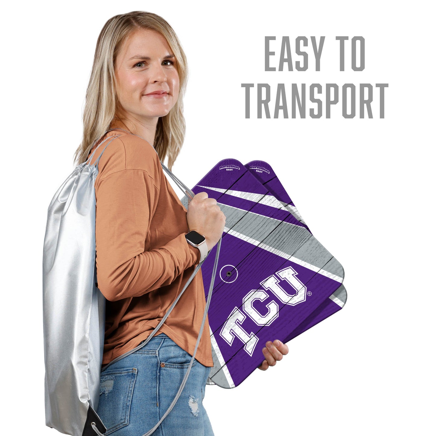NCAA TCU Horned Frogs Horseshoe Bag Game
